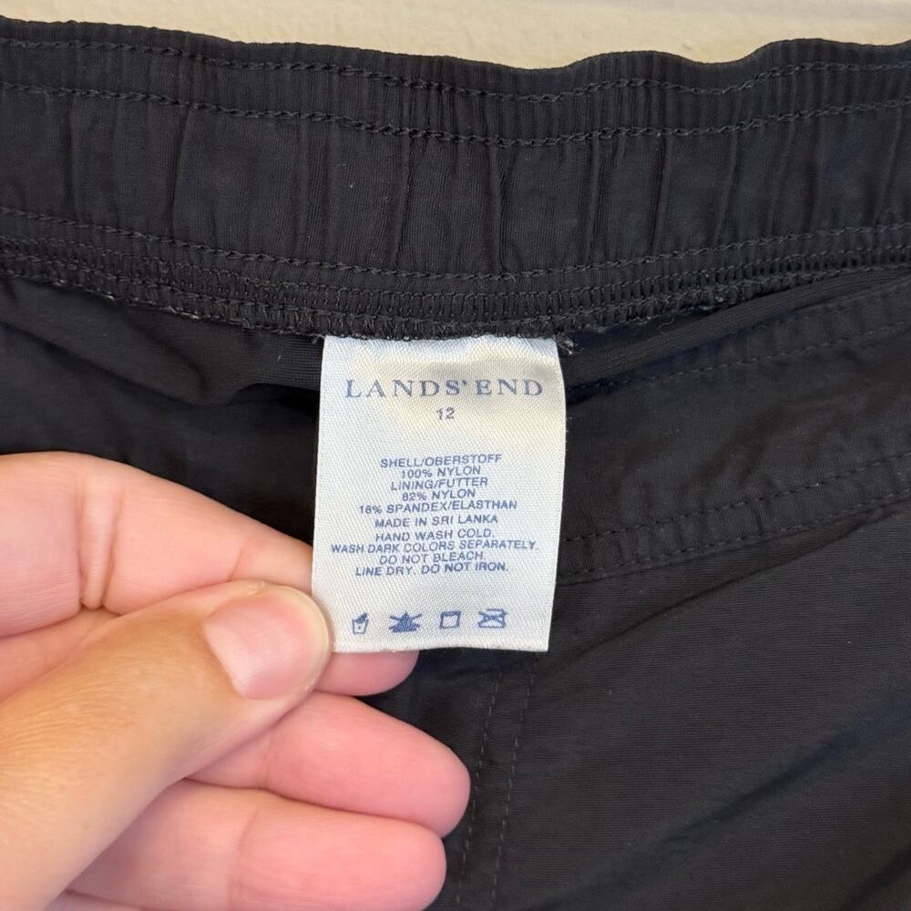 Lands' End Shorts Black 12 - Picture 5 of 5